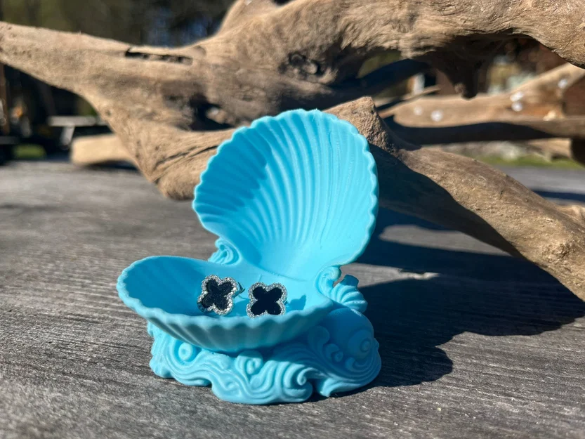 Khay đựng trang sức vỏ sò Trinket Shell in 3D độc đáo - Image 4