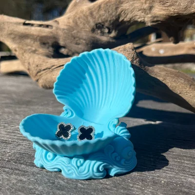 Khay đựng trang sức vỏ sò Trinket Shell in 3D độc đáo