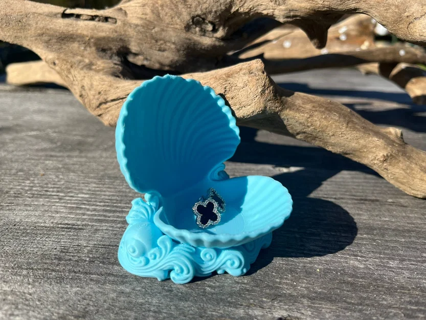 Khay đựng trang sức vỏ sò Trinket Shell in 3D độc đáo - Image 5