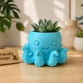 Chậu cây hình bạch tuộc (Octopi Flower Pot) - Mẫu in 3D cực xinh - Thumbnail 1