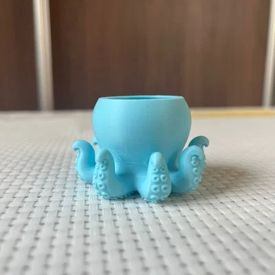 Chậu cây hình bạch tuộc (Octopi Flower Pot) - Mẫu in 3D cực xinh