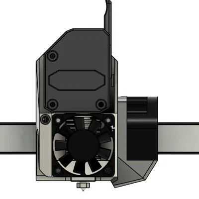 Slender3V2 - Cụm hotend đa năng tích hợp Z endstop (V6, BMG extruder)
