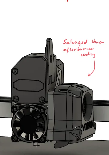 Slender3V2 - Cụm hotend đa năng tích hợp Z endstop (V6, BMG extruder) - Image 10