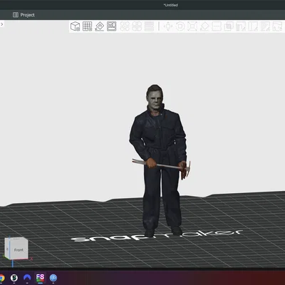 Mô hình 3D Michael Myers từ phim Halloween Kills cực chi tiết