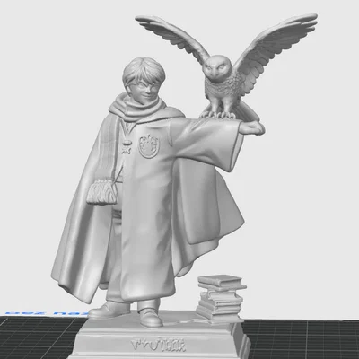 Harry Potter cùng cú Hedwig