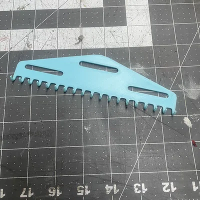 Lược Tam Giác Máy Đan Len 9mm - Phụ Kiện In 3D Tiện Ích