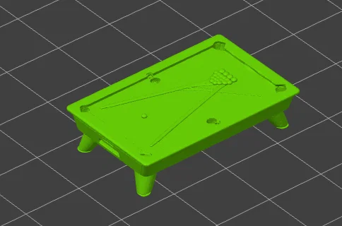 Mô hình trang trí bàn bida mini (Billiard Table Decor GT6) - Image 1