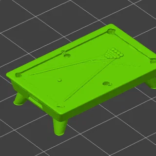 Mô hình trang trí bàn bida mini (Billiard Table Decor GT6)
