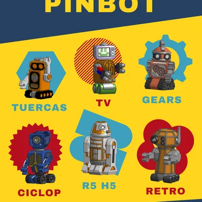 Pinbots - Robot lắp ráp tùy chỉnh