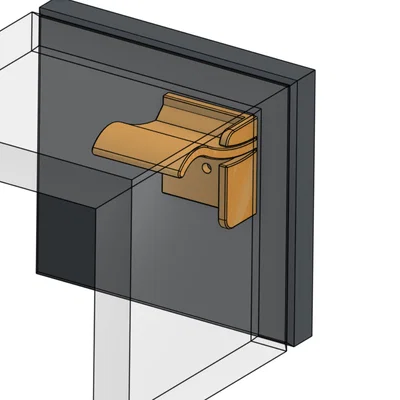 Kẹp Gắn Tấm Ốp Tủ