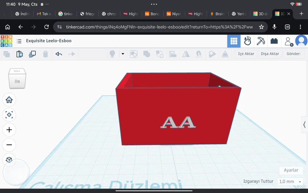 Khay Đựng Pin AA 24 Vị Trí Gọn Gàng - Thiết Kế In 3D Tiện Lợi - Image 3