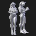 Mô hình nữ văn phòng cầm cốc cà phê in 3D FDM - Thumbnail 2