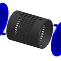 Bộ phận đựng hạt chống ẩm đặt giữa lõi cuộn nhựa in 3D - Thumbnail 1