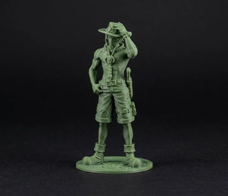 Mô hình 3D Portgas D. Ace (One Piece) - Image 1