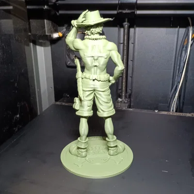 Mô hình 3D Portgas D. Ace (One Piece)