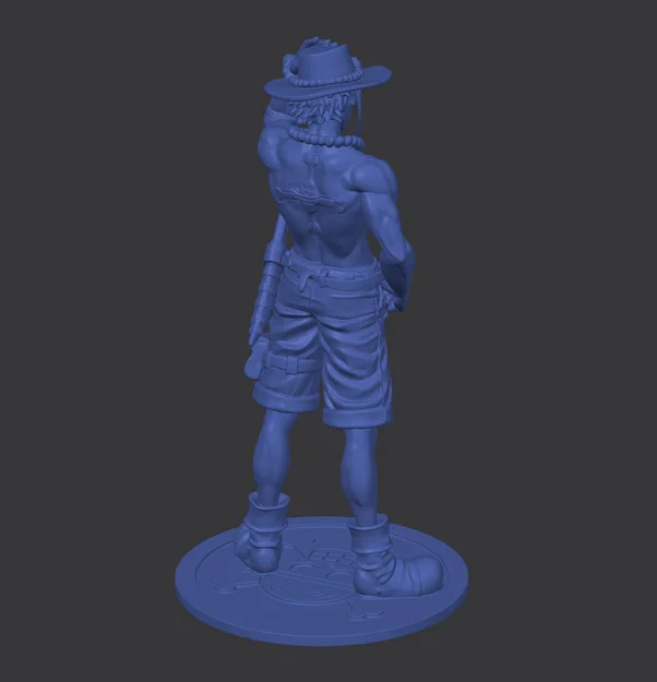 Mô hình 3D Portgas D. Ace (One Piece) - Image 5