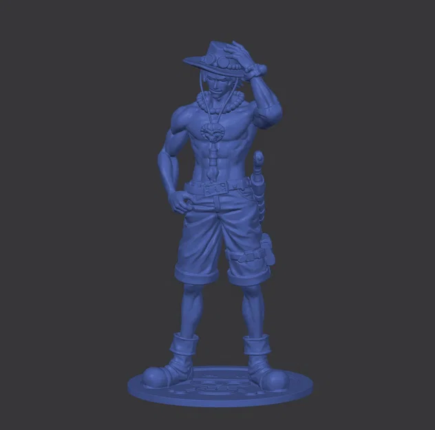 Mô hình 3D Portgas D. Ace (One Piece) - Image 6