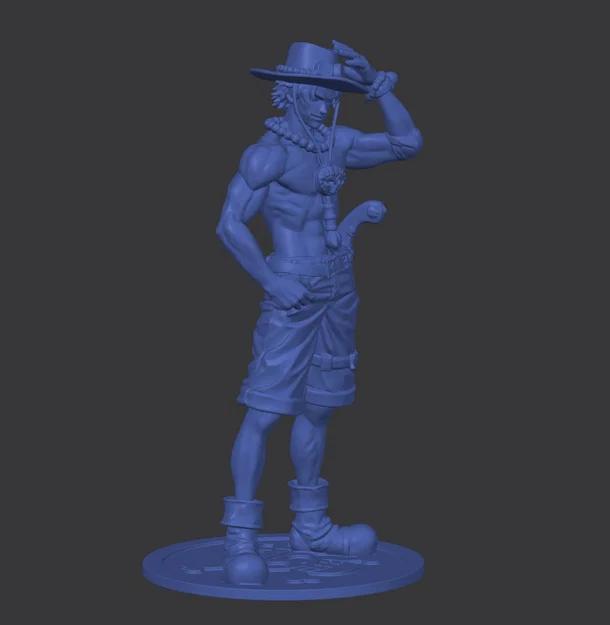Mô hình 3D Portgas D. Ace (One Piece) - Image 7