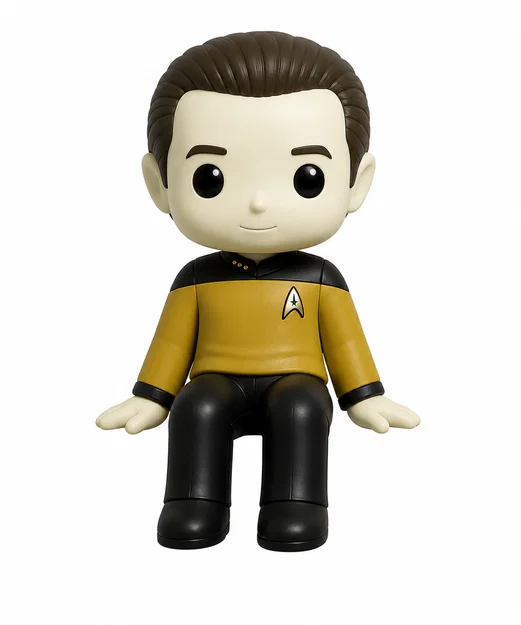 Mô hình Commander Data gắn màn hình máy tính - Star Trek - Image 1