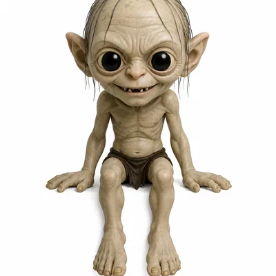 Mô hình Gollum Smeagol trang trí màn hình máy tính - Chúa tể những chiếc nhẫn