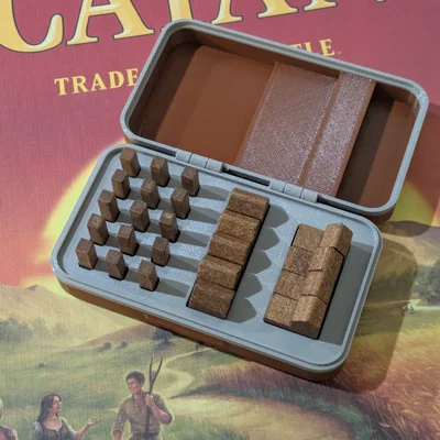 Hộp Đựng Quân Cờ Cho Settlers of Catan