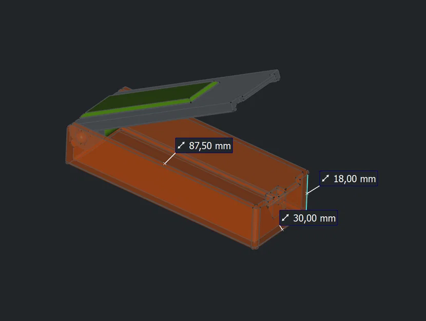 Hộp Đựng USB 3D (USB Case) Thiết Kế Gọn Nhẹ Với Nắp Đóng Nam Châm - Image 3