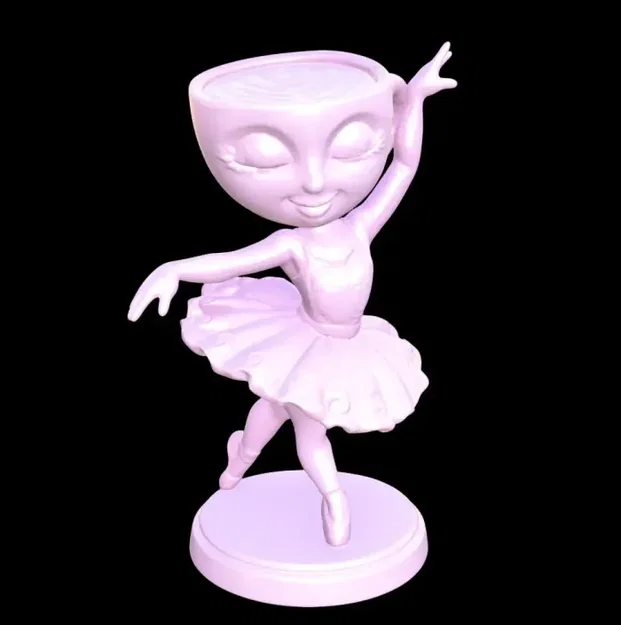 Mô hình 3D Ballerina Cappuccina - Image 3