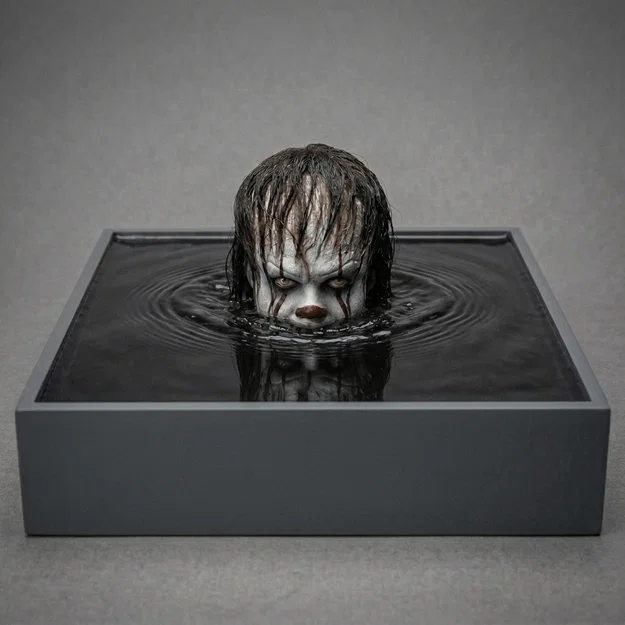 Mô hình in 3D Pennywise rình rập trong phim IT Chapter One (2017) - Image 1