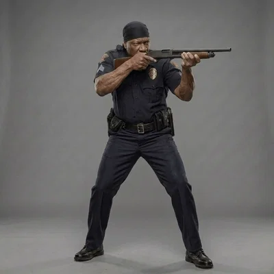 Mô hình 3D Sergeant Kenneth Hall - Dawn of the Dead 2004 in chất lượng cao