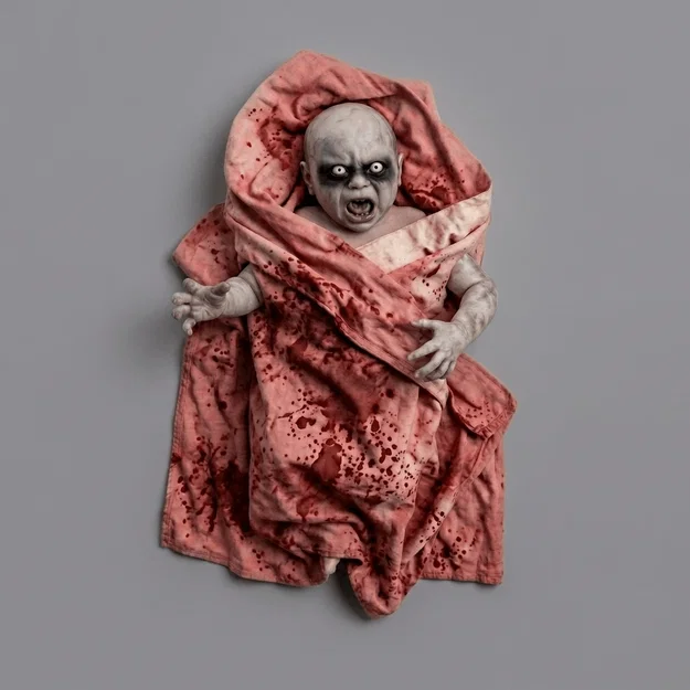 Mô hình 3D Zombie Sơ sinh ấn tượng từ Dawn of the Dead (2 phiên bản) - Image 2