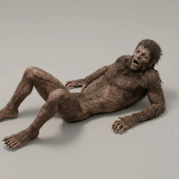 Mô hình người sói An American Werewolf in London 1981 in 3D - Image 1