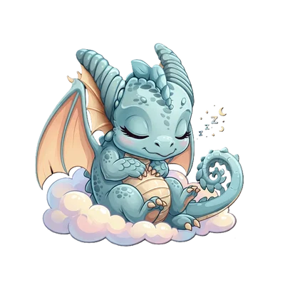 Mô hình chú rồng RAD đang ngủ (RAD Sleeping)