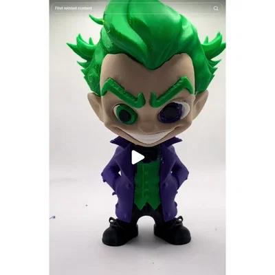 Mô hình chú hề Joker độc đáo cho máy in 3D