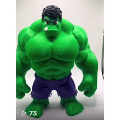 Mô hình Hulk Derpy 3D: Hướng dẫn in chi tiết cho fan Marvel