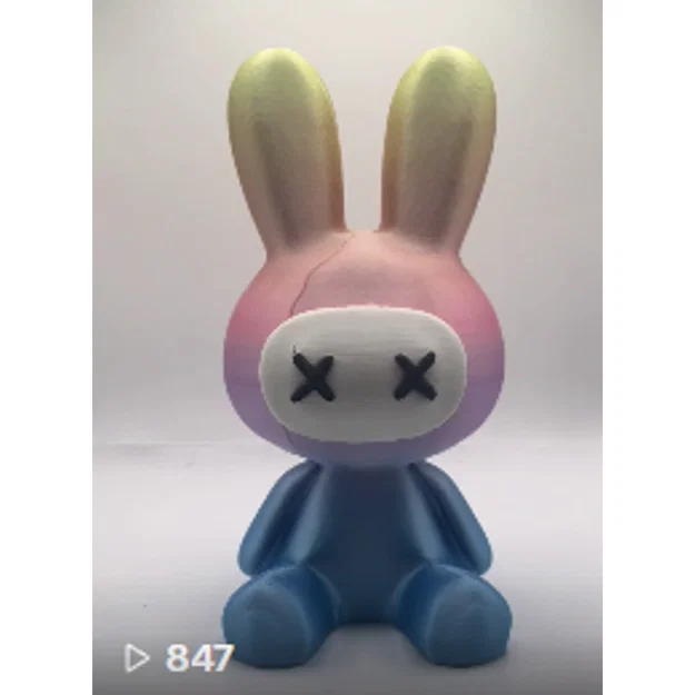Mô hình chú thỏ X Bunny trang trí cực chất cho người đam mê 3D - Image 1