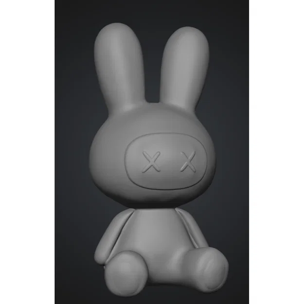 Mô hình chú thỏ X Bunny trang trí cực chất cho người đam mê 3D - Image 2