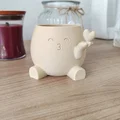 Chậu Trồng Cây Trái Tim Hôn Nhau - Đồ Trang Trí Kawaii Đáng Yêu - Thumbnail 8