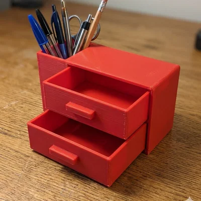 Khay để bàn 2 ngăn kéo in 3D - Giải pháp sắp xếp đồ dùng văn phòng