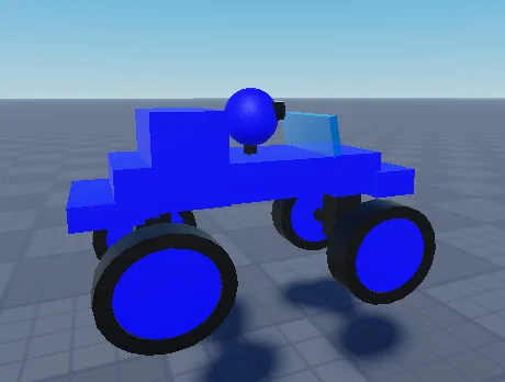 Mô hình xe Monster Truck 3D phong cách khối hộp độc đáo - Image 1