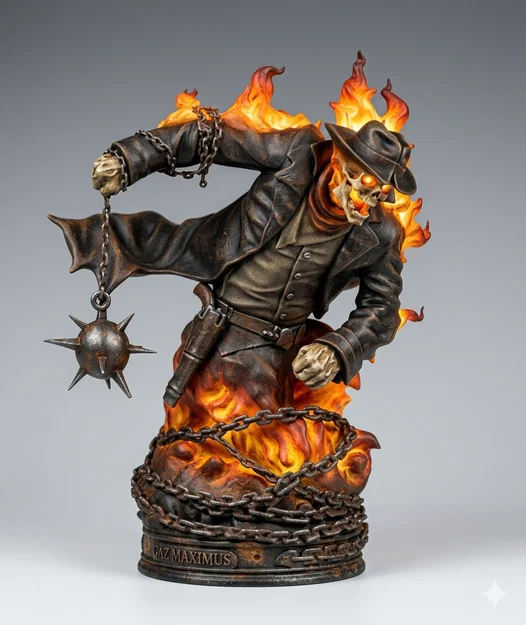 Ghost Rider khoác áo da đội nón cực ngầu - Image 1