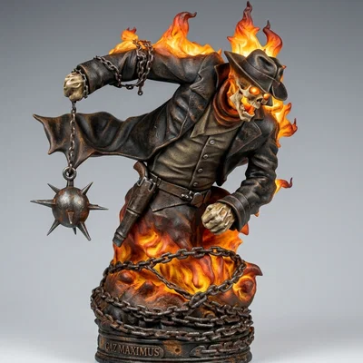 Ghost Rider khoác áo da đội nón cực ngầu