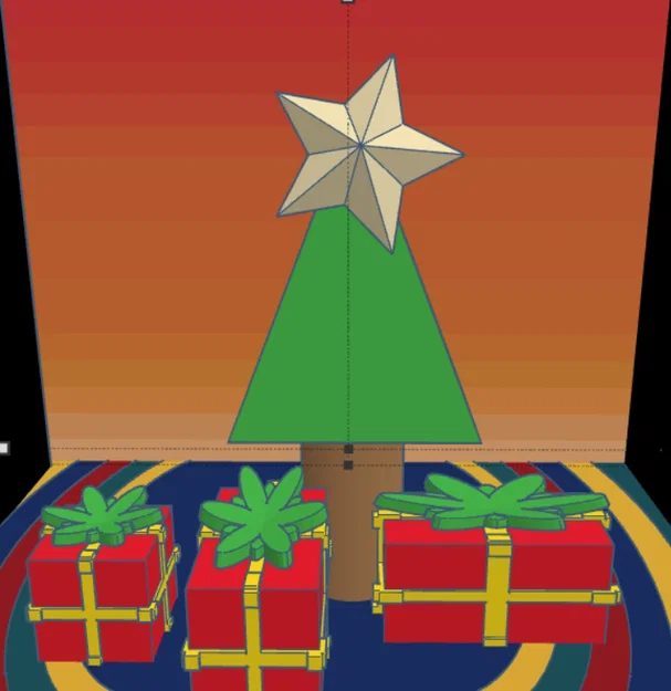 Mô hình trang trí cây thông Noel (Christmas day) in 3D độc đáo - Image 1