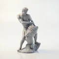 Mô hình điêu khắc cổ điển Samson và Sư tử in 3D - Thumbnail 1