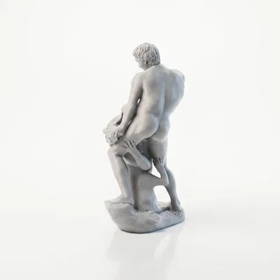 Mô hình điêu khắc cổ điển Samson và Sư tử in 3D