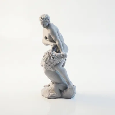 Mô hình điêu khắc cổ điển Samson và Sư tử in 3D