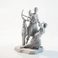 Mô hình điêu khắc cổ điển 3D Artemis và Iphigeneia - Thumbnail 1