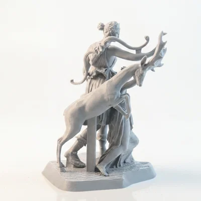 Mô hình điêu khắc cổ điển 3D Artemis và Iphigeneia