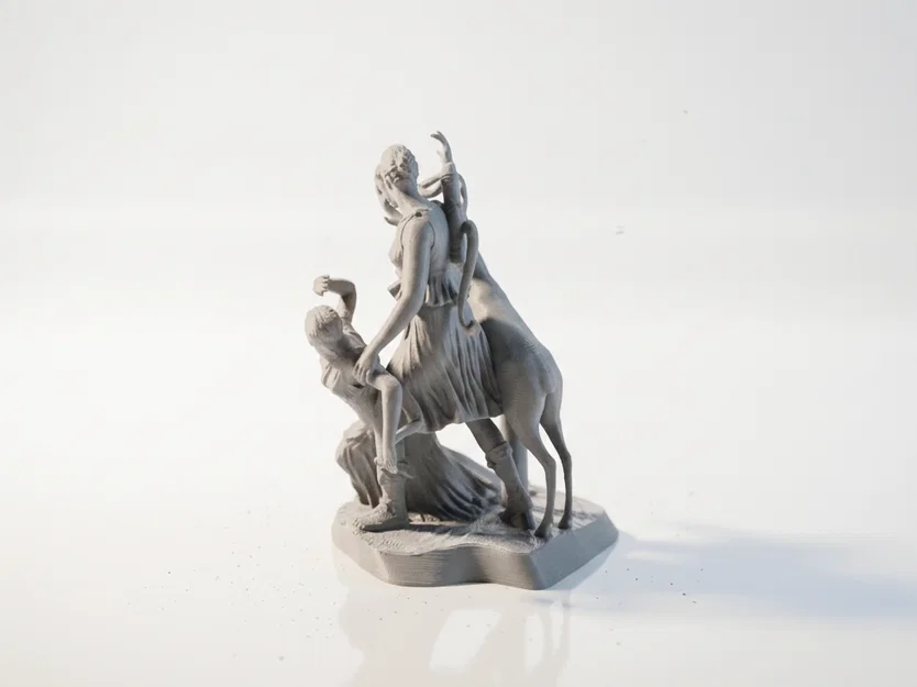 Mô hình điêu khắc cổ điển 3D Artemis và Iphigeneia - Image 4