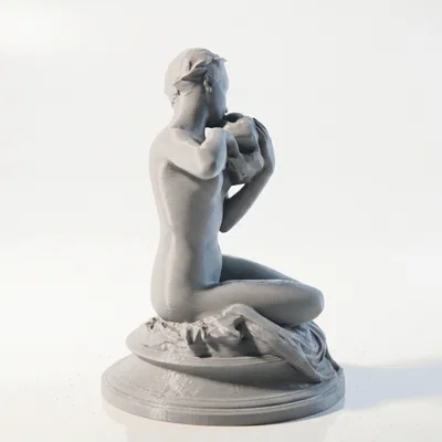 Mẫu in 3D Tượng điêu khắc cổ điển Andre Chenier Muse