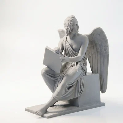 Tượng Thiên Thần Đọc Sách Cổ Điển - Mô hình in 3D